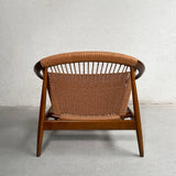 Scandinavian Modern Ringstol Woven Hoop Chair By Illum Wikkelsø