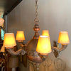 Arts & Crafts Brass And Copper Chandelier