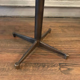 Brass and Leather Vanity Stool