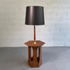 Harvey Probber Hexagonal Floor Lamp Side Table