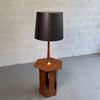 Harvey Probber Hexagonal Floor Lamp Side Table