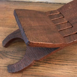 Hand-Carved Book Cradle