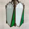 Arts & Crafts Stained Glass Pendant Light