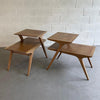 Mid Century Modern Step End Tables By John Van Koert For Drexel