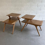 Mid Century Modern Step End Tables By John Van Koert For Drexel