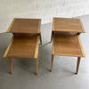 Mid Century Modern Step End Tables By John Van Koert For Drexel