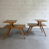 Mid Century Modern Step End Tables By John Van Koert For Drexel