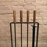 Brass Handle Fireplace Tools