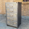 Brushed Steel Office Filing Cabinet