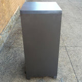 Brushed Steel Office Filing Cabinet
