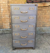 Brushed Steel Office Filing Cabinet