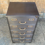 Brushed Steel Office Filing Cabinet