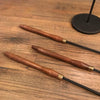 Maple Brass and Iron Fireplace Tools