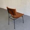 Wrought Iron and Maple Chair by Arthur Umanoff