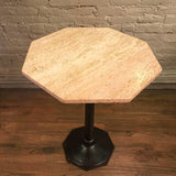 Travertine Bistro Table