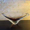 Scandinavian Modern Art Glass Vase By Paul Kedelv For Flygsfors, Sweden