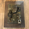 Framed Early Elevator Panel Art