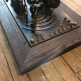 Framed Early Elevator Panel Art