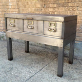 Library Bureau Steel Console Cabinet