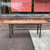 Industrial Wood Bench