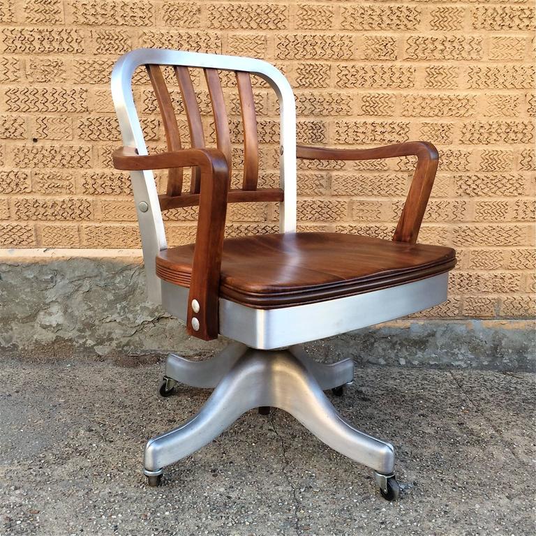 Vintage Aluminum Shaw Walker Desk Chair – cityFoundry