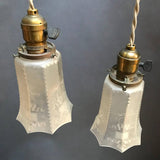 Faceted Frosted Pendants