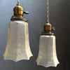 Faceted Frosted Pendants