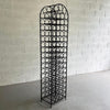 Mid Century Modern Standing Wrought Iron Wine Rack By Arthur Umanoff