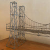 Folk Street Art Wire Bridge Sculpture