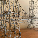 Folk Street Art Wire Bridge Sculpture