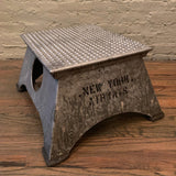 Industrial Aluminum Airplane Step Stool, New York Airways