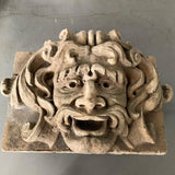 Large Carved Garden Gargoyle Alto Relief