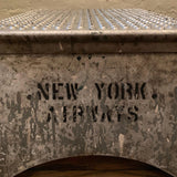 Industrial Aluminum Airplane Step Stool, New York Airways