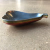 Stackable Multicolored Anodized Aluminum Pear Shaped Dishes