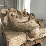 Large Carved Garden Gargoyle Alto Relief