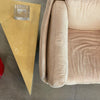 Mid Century Modern Ultra Suede Chrome Club Chairs
