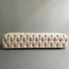 Cream Tufted Ultrasuede Shlomi Haziza Bench