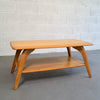 Heywood Wakefield Blonde Maple Tiered Coffee Table