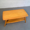 Heywood Wakefield Blonde Maple Tiered Coffee Table