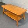 Heywood Wakefield Blonde Maple Tiered Coffee Table