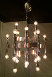 Chrome Chandelier Attributed to Sciolari