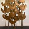 Brutalist Foliate Sculpture Table Lamp In The Style Of Curtis Jeré