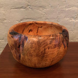 Organic Modern Lodgepole Burl Wood Art Bowl