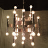 Chrome Chandelier Attributed to Sciolari