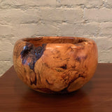 Organic Modern Lodgepole Burl Wood Art Bowl