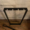 Modernist Wrought Iron and Brass Fireplace Tools