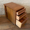 Edward Wormley For Drexel Walnut Office File Cabinets