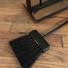 Modernist Wrought Iron and Brass Fireplace Tools