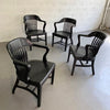 Ebonized Bank Of England Armchairs