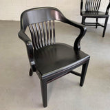 Ebonized Bank Of England Armchairs